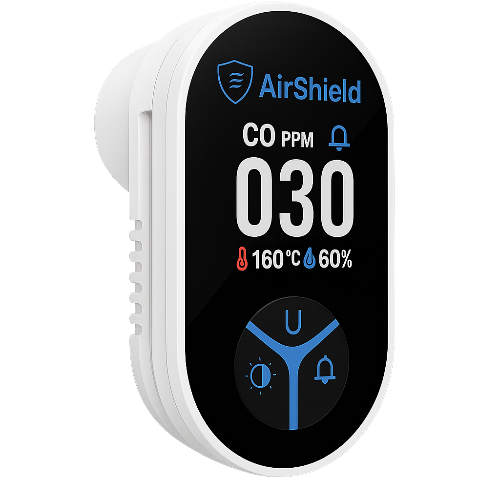 AirShield™ Portable Carbon Monoxide Detector