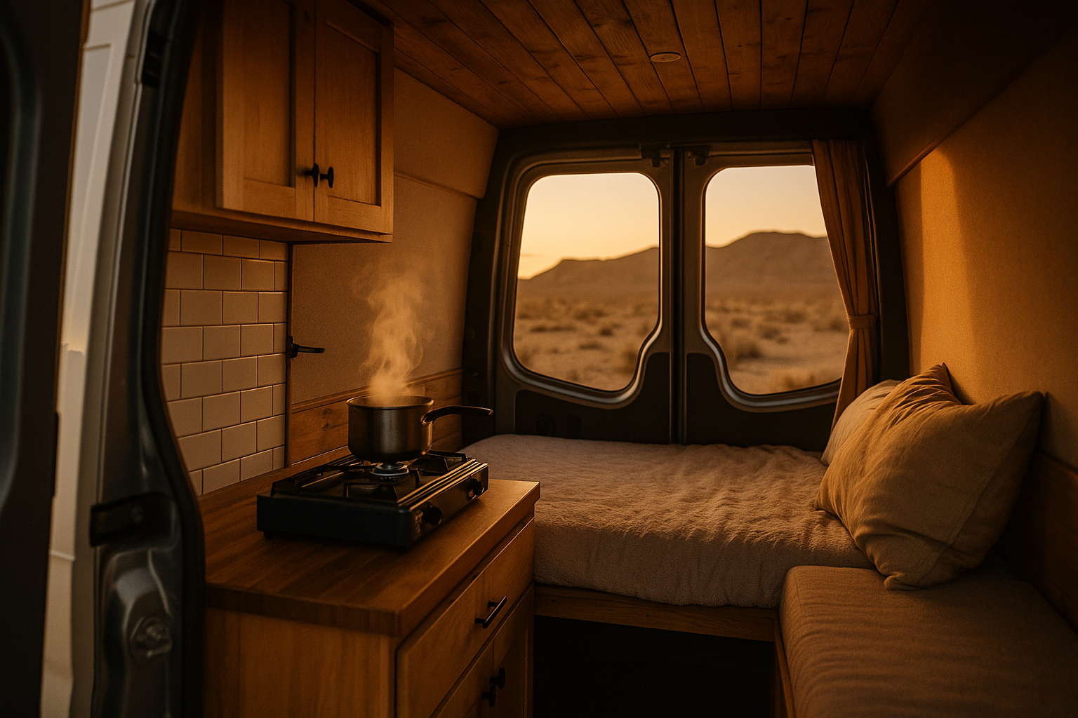 How Fast Does Propane Cooking Build Up CO in a Van?