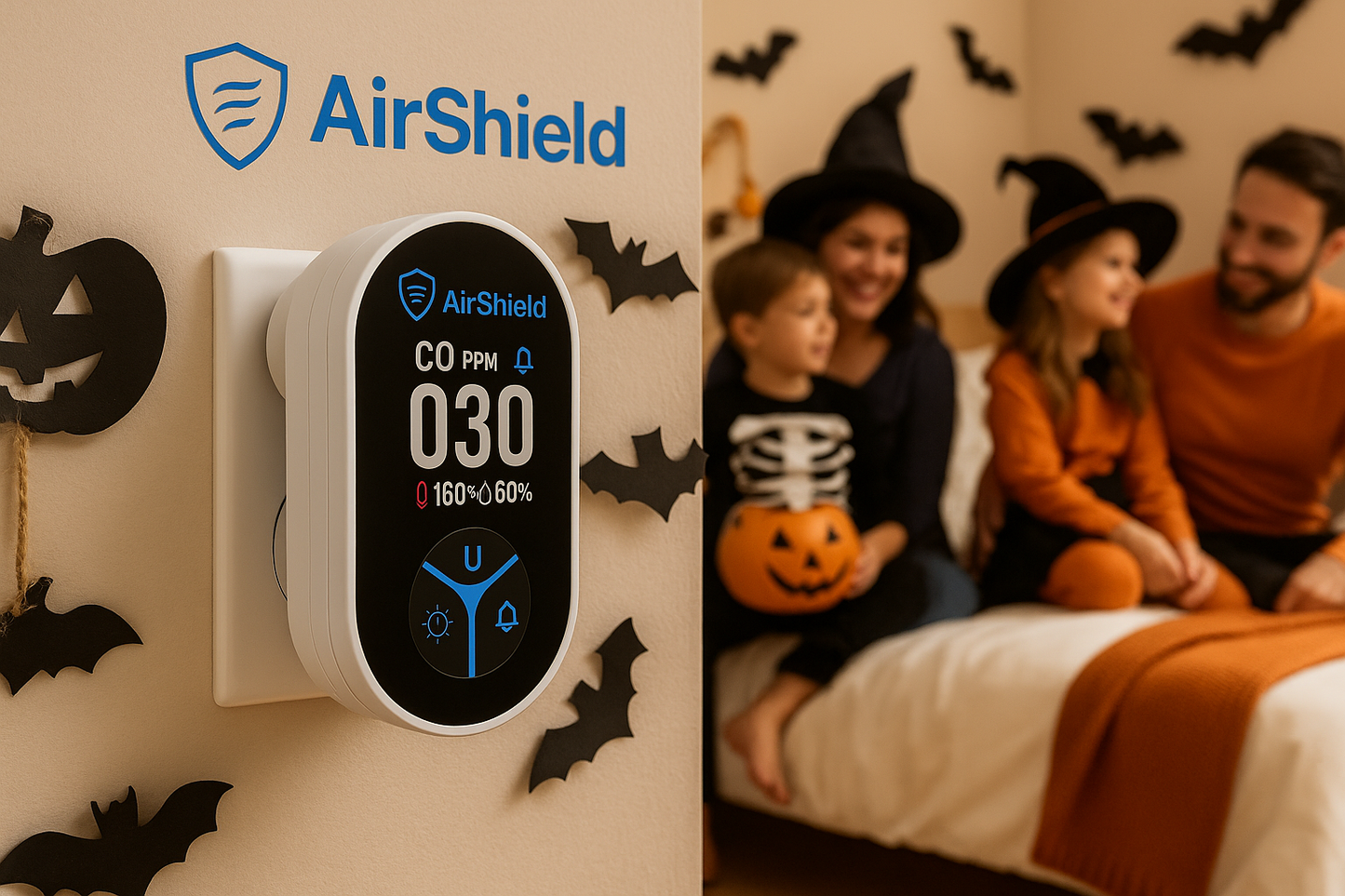 AirShield™ Portable Carbon Monoxide Detector