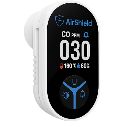 AirShield™ Portable Carbon Monoxide Detector