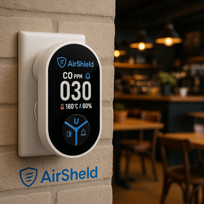 AirShield™ Portable Carbon Monoxide Detector