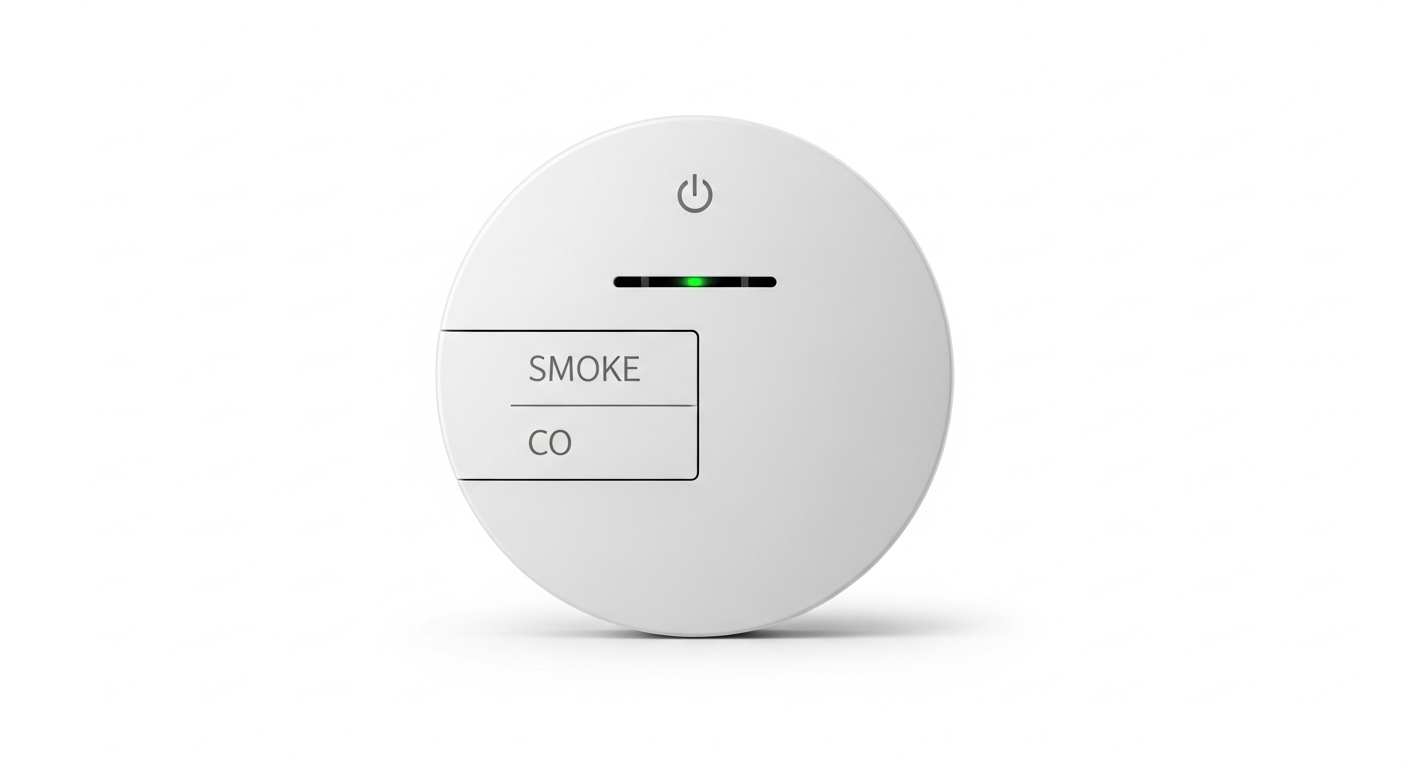 Combination smoke and CO detector